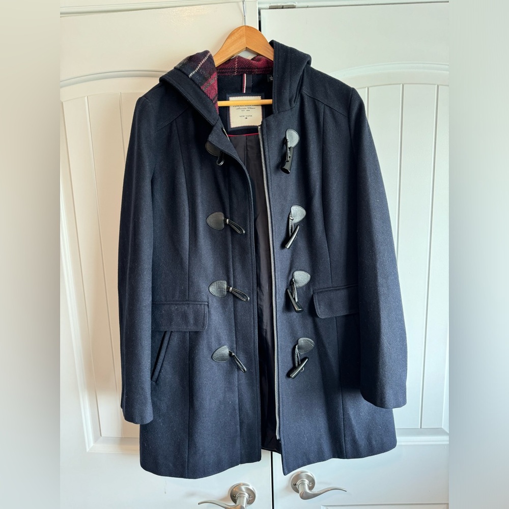 Tommy Hilfiger Classic Hooded Pea Coat